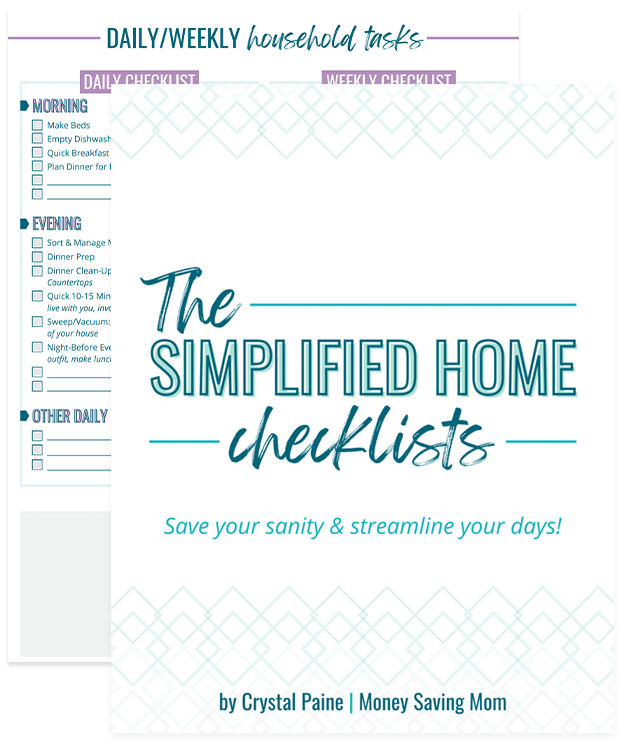 The Simplified Home Checklist preview.