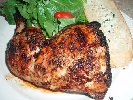 healthy quick dinners: grilled chicken