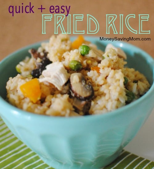 healthier fried rice